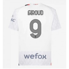 AC Milan Olivier Giroud #9 Bortedrakt 2023-24 Kortermet